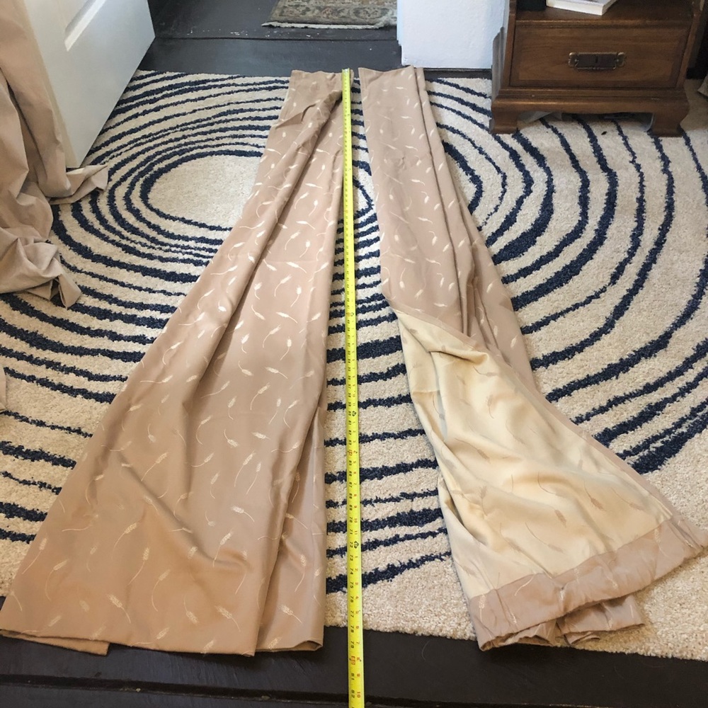 ***SOLD***Cute tan curtains